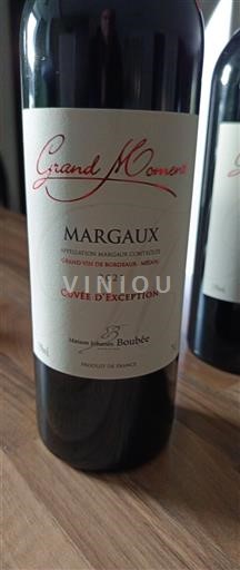 Bordeaux Margaux Maison Johanès Boubée grand moment d'exception 2021