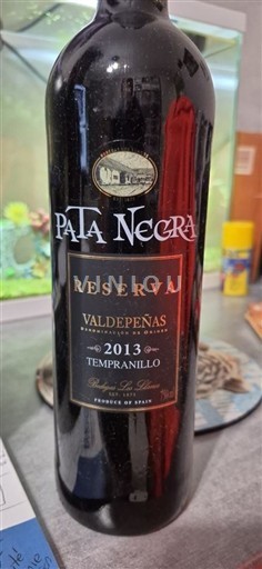 Castilië-La Mancha Valdepeñas Pata Negra Reserva 2013