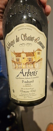 Jura Arbois Abbaye de Saint-Laurent Poulsard 2003