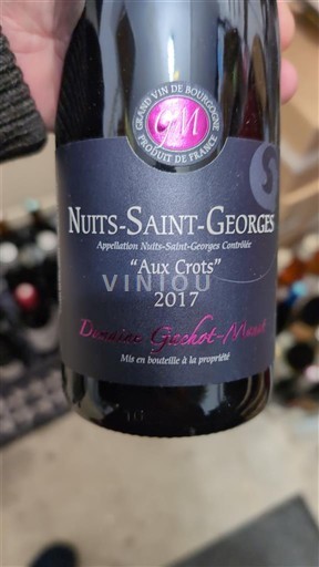 Burgundy Nuits-Saint-Georges Domaine Gebert-Moreau Aux Crots 2017