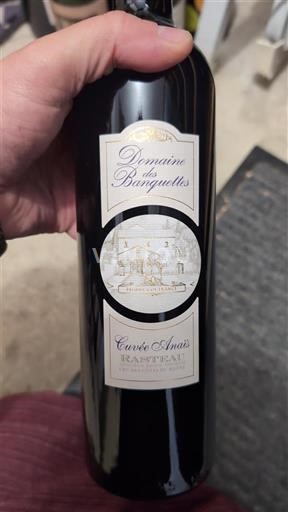 Vallée du Rhône Rasteau Domaine Des Banquettes Anaïs 2020