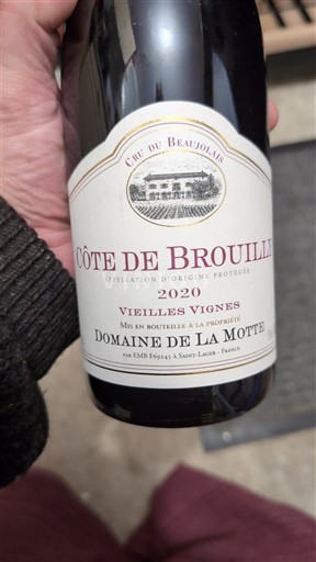 Beaujolais Côte-de-brouilly Domaine La Motte Vieilles Vignes 2020