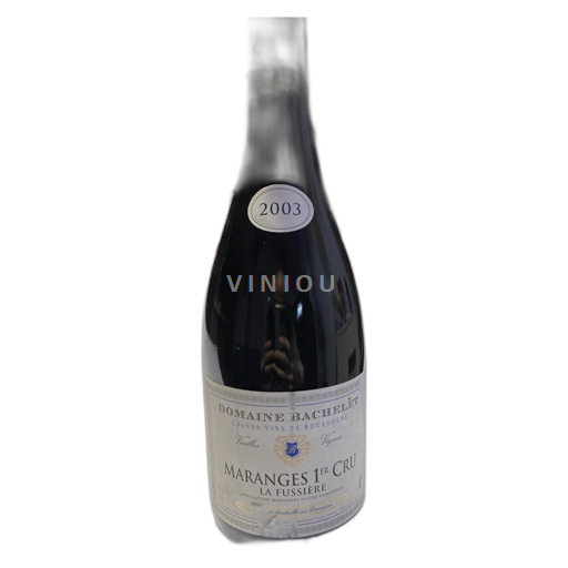 Burgundi Maranges Domaine Bachelet La Fussière 2003