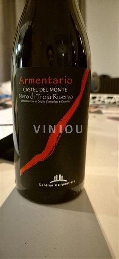 Pouilles Cantina Carpentiere Armentario 2017