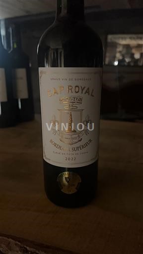 Bordeaux Bordeaux Supérieur Cap Royal 2022