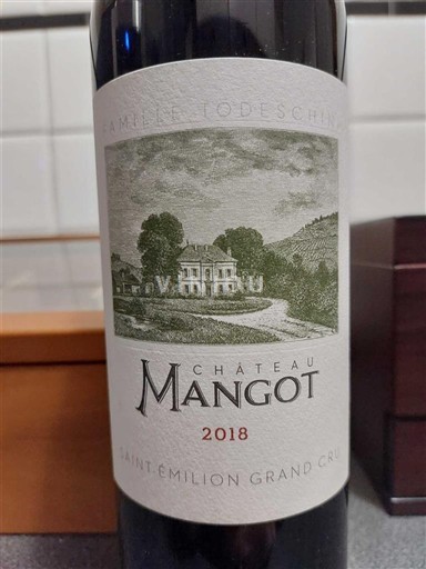 Bordeaux Saint-Émilion Grand Cru Grand Cru Château Mangot 2018
