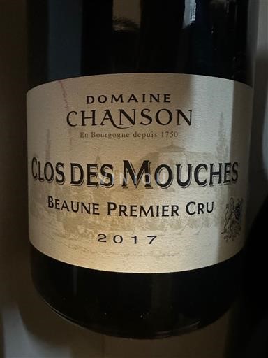 Bourgondië Beaune Premier Cru Domaine Chanson Clos des Mouches 2017