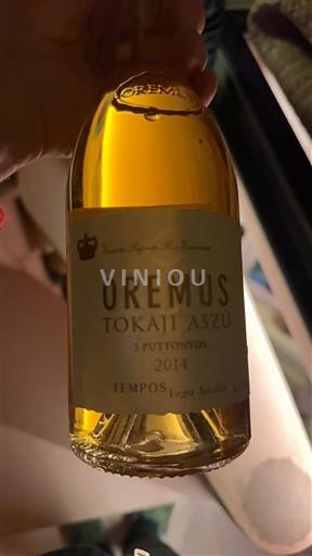 Tokaj Ikke specificeret Oremus 5 Puttonyos 2014
