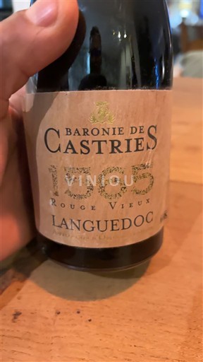 Languedoc Baronie de Castries 1565 Rouge Vieux Icke årgångsbetecknad
