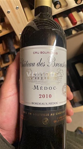 Bordeaux Médoc Cru Bourgeois Château S Brousteras 2010