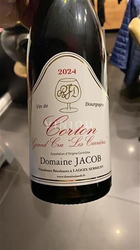 Bourgogne Corton Grand Cru Domaine Jacob Grand Cru Les Carrières 2024