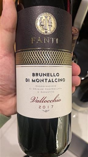 Toscana Brunello di Montalcino. Fanti Vallocchio 2017