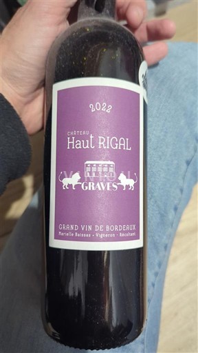 Bordeaux Graves Château Haut Rigal 2022
