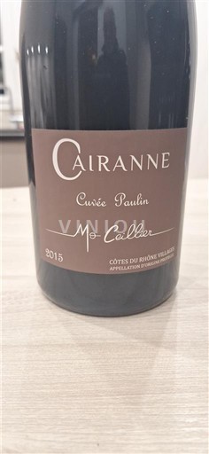 Rhônen laakso Cairanne Mo Ceiller Paulin 2015