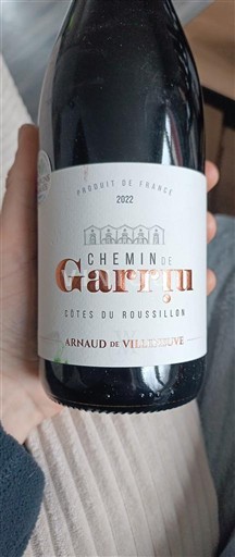 Roussillon Côtes-du-roussillon Arnaud de Villeneuve Chemin de Garriu 2022