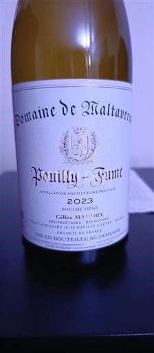 Thung lũng sông Loire Pouilly-fumé Domaine Maltaverne 2023