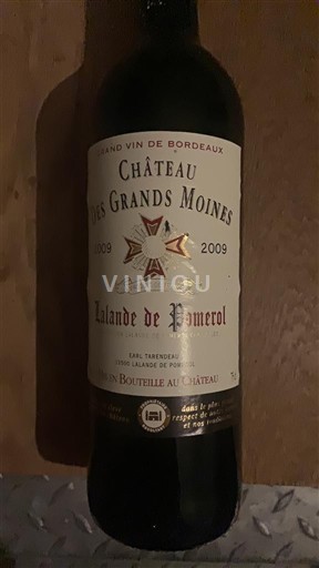 Bordeaux Lalande-de-Pomerol Château S Grands Moines 2009