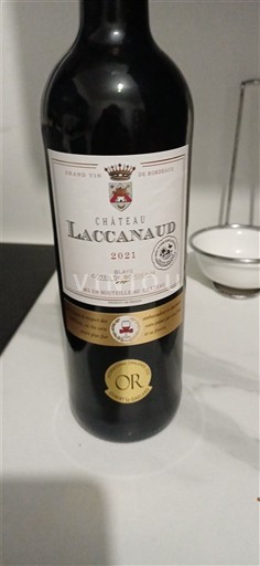 Burdeos Côtes-de-bourg Château Lacanaud 2021