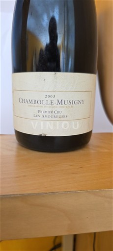Bourgondië Chambolle-Musigny Premier Cru Domaine Amiot Servelle Les Amoureuses 2003