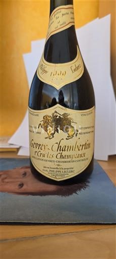 Burgundija Gevrey-chambertin Premier Cru Philippe Leclerc Les Champeaux 1999