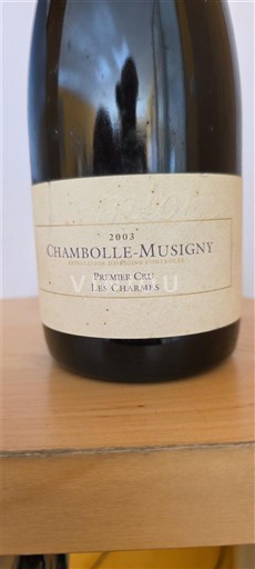 Bourgondië Chambolle-Musigny Premier Cru Domaine Amiot Servelle Les Charmes 2003