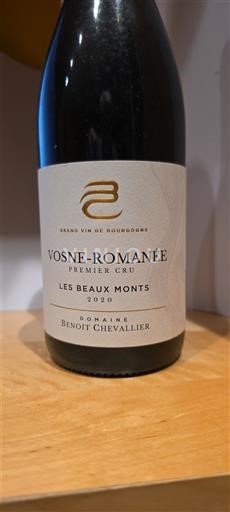 Bourgogne Vosne-romanée Premier Cru Domaine Benoit Chevallier Les Beaux Monts 2020