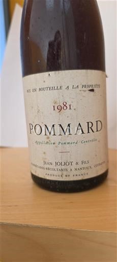 Borgoña Pommard Jean Joliot & Fils 1981