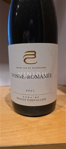 Bourgogne Vosne-romanée Domaine Benoit Chevallier 2021