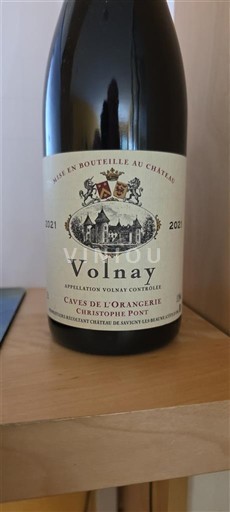 Burgundi Volnay Caves de l'Orangerie 2021