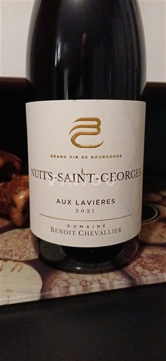 Bourgogne Nuits-saint-georges Domaine Benoit Chevallier Aux Lavières 2021