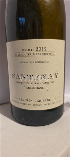 Burgundy Santenay Les frères Muzard Vieilles Vignes 2015