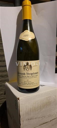 Burgundi Beaunen Ylämaat Premier Cru Bernard-Vergelesses Sous le Bois de Noël et Belles Filles 2005