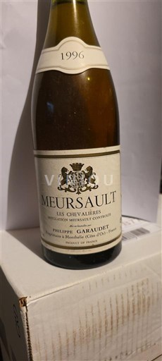 Borgogna Meursault Premier Cru Philippe Garaudet Les Chevalières 1996