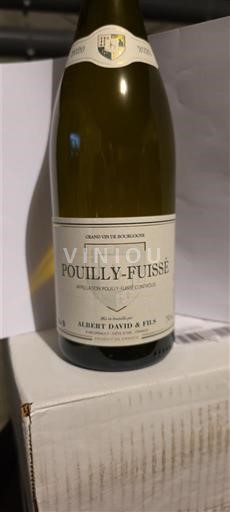 Borgoña Pouilly-fuissé Albert David & Fils 2020