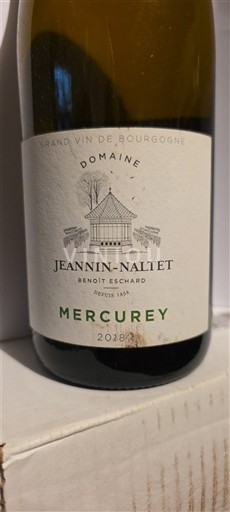 Burgundsko Mercurey Domaine Jeannin-Naltet 2018