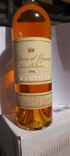 Bordeaux Sauternes Premier Cru Château Yquem 1996