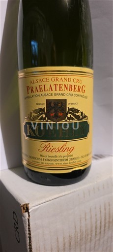 Alsace Riesling Grand Cru Koehly Praelatenberg 2021