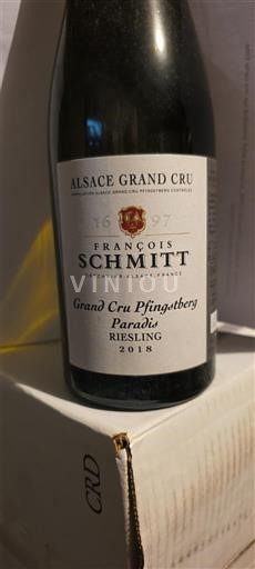Alsace Riesling Grand Cru François Schmitt Pfingstberg 2018