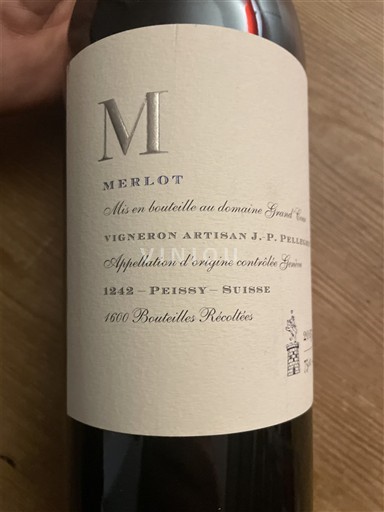 Genève Ospecificerad Domaine Grand'Cour M Merlot Icke årgångsbetecknad