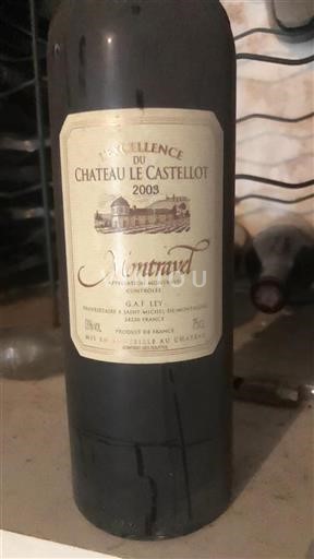 Sud-Ouest Montravel Château Le Castellot L'Excellence 2003