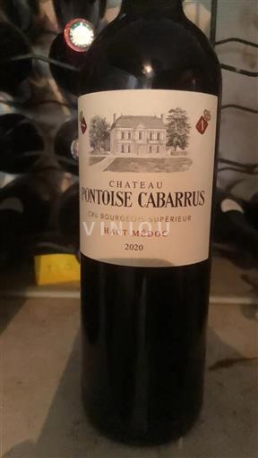 Bordeaux Haut-Médoc Cru Bourgeois Supérieur Château Pontoise Cabarrus 2020