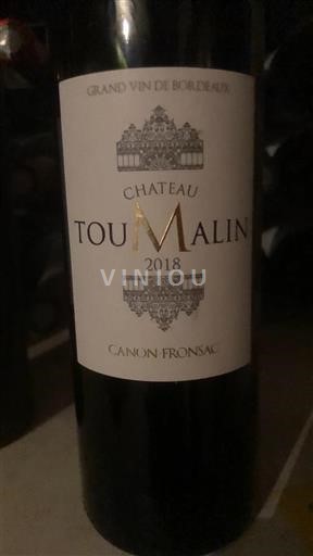 Bordeaux Canon-Fronsac Toumalin 2018