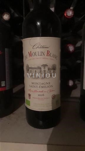 Bordeaux Montagne-Saint-Émilion Château Moulin Blanc Les Trois Chênes Verts 2016