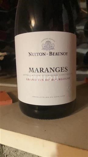Burgundsko Maranges Nuiton-Beaunoy 2022