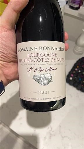 Bourgondië Niet gespecificeerd Domaine Bonnardot L'Âge mûre 2021