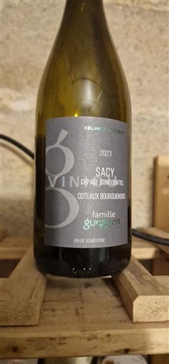 Burgundy Coteaux Bourguignons Famille Gueguen Sacy Cépage Confidentiel 2023
