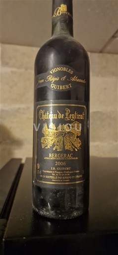 Sydväst Bergerac Château Peytirat 2006