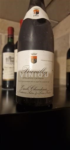 Beaujolais Brouilly Emile Chandesais 1995