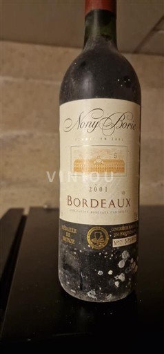 Bordeaux Nony-Borie 2001
