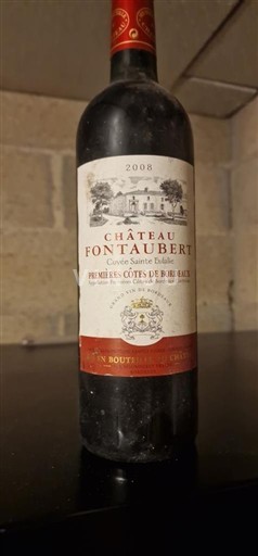 Bordeaux Premières Côtes de Bordeaux Château Fontaubert Sainte Émilie 2008